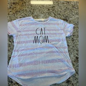 Rae Dunn Cat Mom. Shirt